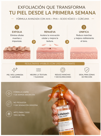 Dr. Melaxin Peel Shot – Exfoliante Anti Manchas